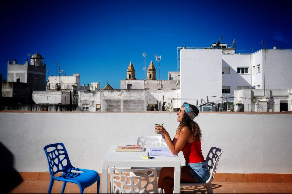 CLIC IH Cádiz - Unterkunft - La Oca - Terrasse